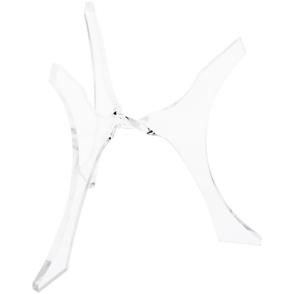 Plymor Clear Acrylic 3-Leg Tri-Pod Display Riser, Holds Egg or Sphere, 4.75" H x 3.5" W x 3.5" D