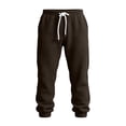 thumbnail image 6 of Men's 2 Piece Outfits Long Sleeve Hoodies and Jogger Pants Solid Color Winter Casual Tracksuit Sets Vacation Travel Outfits, 6 of 8