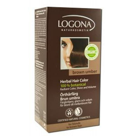 Logona - Herbal Hair Color Powders, Brown Umber