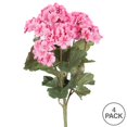thumbnail image 4 of Vickerman VICK-FQ1731034 18 Pouces Coral Geranium Bush 4/pk, 4 of 5