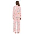 thumbnail image 3 of FORMRS Womens Pajama Set Long Sleeve Top and Pants with Pockets Soft Comfy Lounge Sleepwear, Sizes S-2XL, Love in The Air, 3 of 7