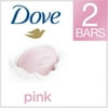 Dove Pink Gentle Deep Moisturizing Beauty Bar Soap, Rosa, 3.75 oz (2 Bars)