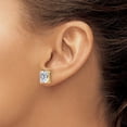 thumbnail image 3 of Auriga Fine Jewelry 14K Yellow Gold Lab Grown Diamond 6 cwt. Radiant Stud Earrings For Women (Clarity -VS, Color -DEF), 3 of 5