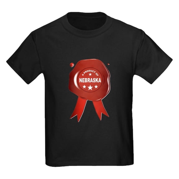 CafePress - A Product Of Nebraska T Shirt - Dark T-Shirt Kids XS-XL