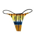 thumbnail image 2 of Tiqkatyck Womens Underwear Clearance, Womens Underpants Comfort Soft G Tring Panties Thong Bikini G String Thongs for Women Yellow M, 2 of 5