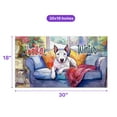 thumbnail image 5 of Watercolor Hello Winter Bull Terrier Chill Christmas Welcome Doormat Bully Dog Lovers Gifts Idea Indoor Outdoor Welcome Mat - 00016, 5 of 5