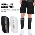 thumbnail image 2 of 1Pair Football Shin Pads Plastic Soccer Guards Leg J3 Breathable Protector, 2 of 8