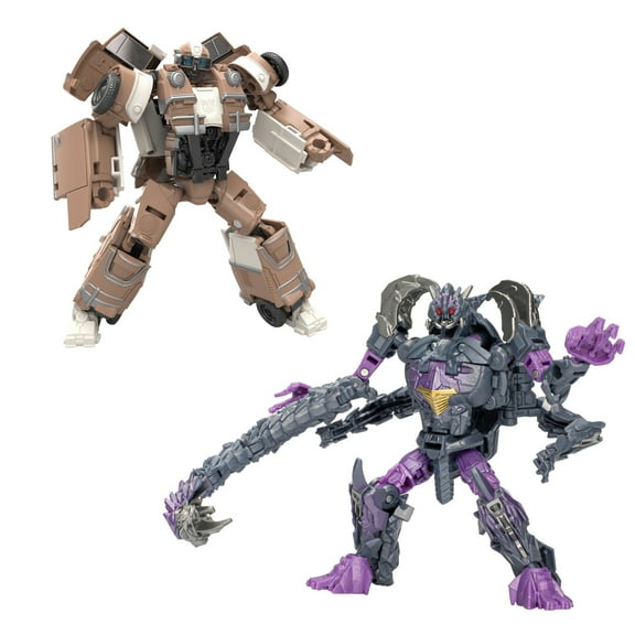 Transformers Studio Series Deluxe: Rise of the Beasts 108 Wheeljack and 107 Predacon Scorponok 2-pack, 4.5" Action Figures, 8