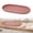 Pink, variant on Oval Soap Dispenser Tray - 12'' Ceramic Vanity Tray for Bathroom Decorative, Jewelry Ring Dish, Comestic Holder, Kitchen Sink Countertop Organizer Plate