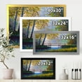 thumbnail image 4 of Designart 'Sunrise Glow and The Awakening Spring Forest' Lake House Framed Art Print, 4 of 4