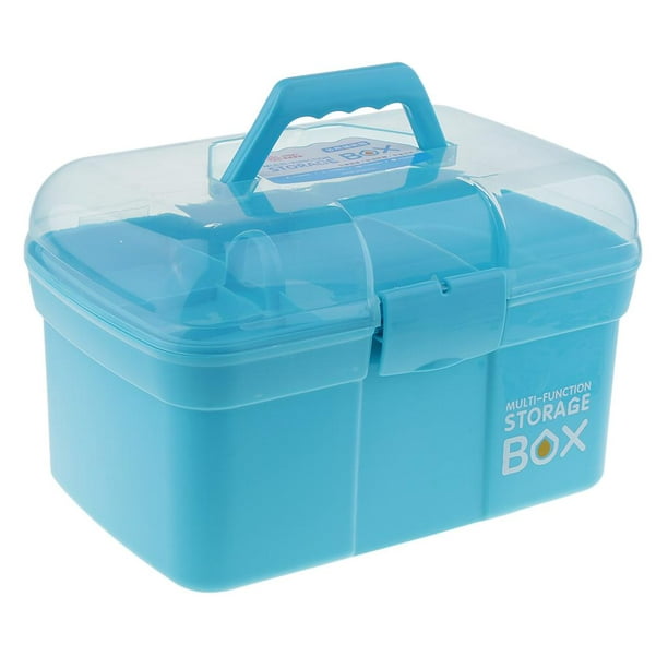 Xuanheng Multi-Functional Durable Transparent Storage Box With Removable Tray Other As Described