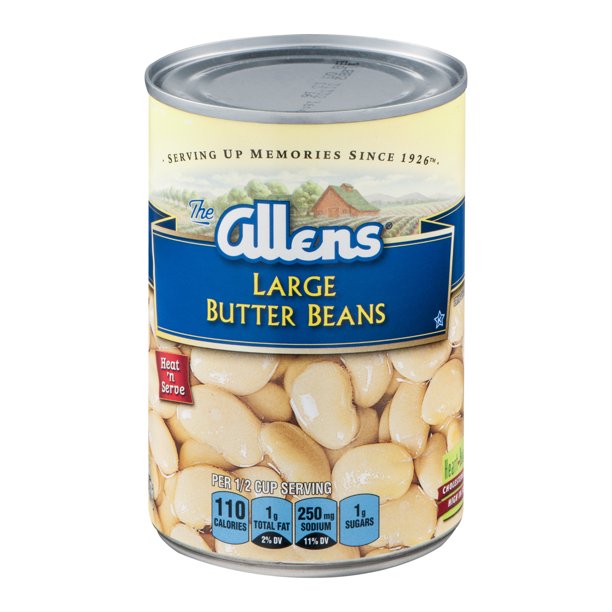 The Allens Large Butter Beans, 15.5 OZ