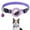 Purple, variant on Airtag Dog Collar with AirTag Holder for Small Dogs, Reflective Adjustable Pet Collar Soft Nylon Dog Collars with Air Tag Holder Case for All Breeds Black,2Pcs