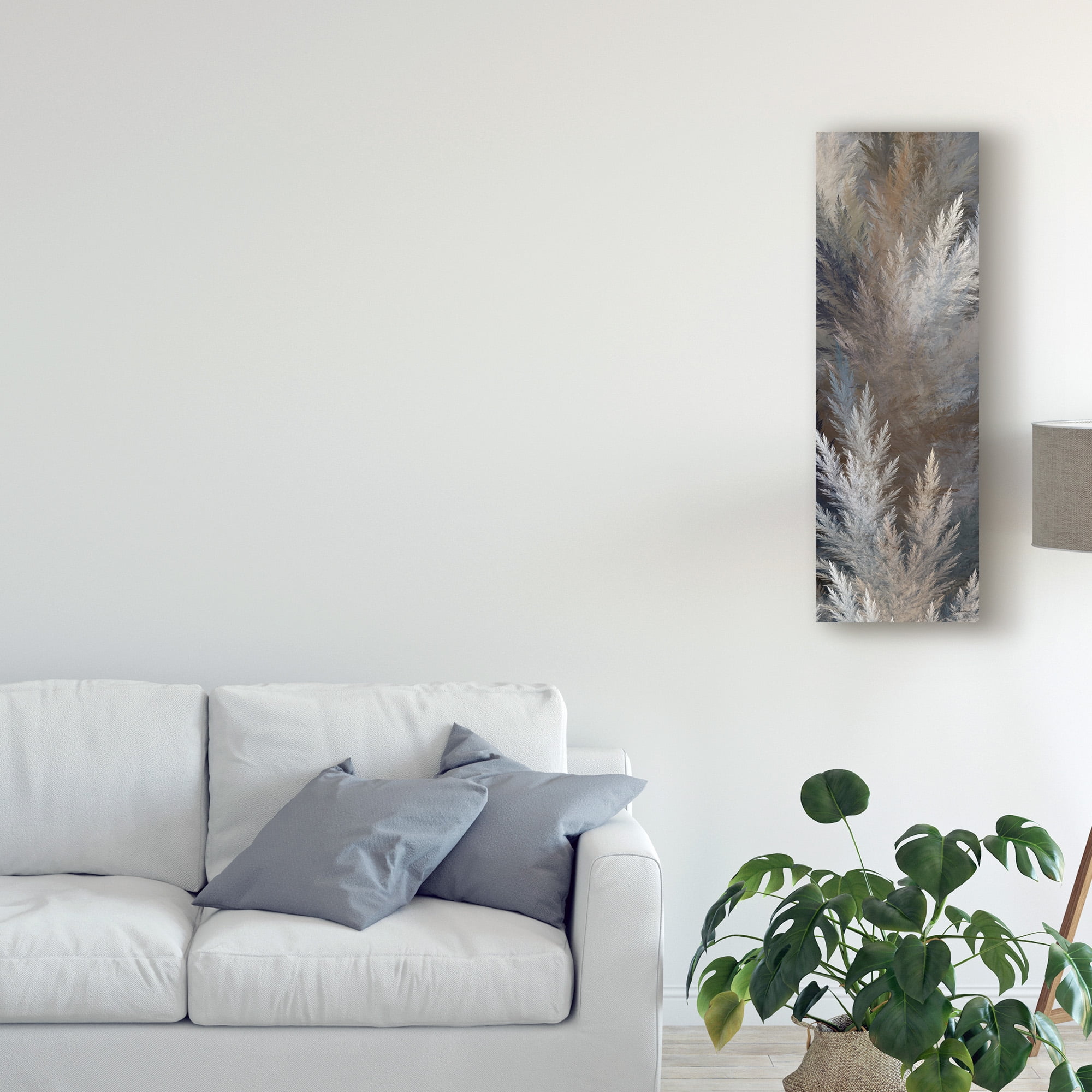 Trademark Fine Art '2-Up Pampas Panels I' Canvas Art by James Burghardt