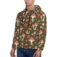 thumbnail image 2 of Hoodies for Men - Mushrooms and Autumn Long Sleeve Comfrt Men'S Fashion Hoodies & Sweatshirts, Sweatshirts for Men Hoodies Pullover Clothing Clothes with Pouch, 2 of 7