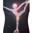 thumbnail image 3 of Ice Skating Jacket with " Chinese Spiral" rhinestone applique, 3 of 3