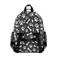 thumbnail image 3 of Paw Prints and Bones Backpack for School,Cute School Bag,Schoolbag with Adjustable Shoulder Straps & Padded Back,15.25"x11.5"x5.25", 3 of 6