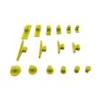 thumbnail image 1 of 16-Piece Car Dent Repair Tool and Puller Set, Dent Puller Tabs 16Pcs Car Body Dent Removal Pulling Tabs Paintless Repair Tool Glue Tabs for Automobile Dent Repair Hail Damage Removal Tools (Green), 1 of 7