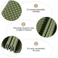 thumbnail image 2 of WASHWEPE 8Pcs Army Green Outdoor Mat for Camping and Beach Picnic Widened and Thickened 35.37x22.01x0.39in, 2 of 8