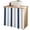 Gray Dark Blue, variant on Grey Striped Cabinet Curtains 28"W x 51"L, Dustproof Sink Skirt Curtain for Kitchen Bathroom, Minimalist Farmhouse Stripe Adhesive Desk Skirt Privacy Curtains for Pantry Classroom Office Closet