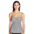 thumbnail image 6 of PANACHE Black/White Stripe Anya Bandini Swim Top, US 32H, UK 32FF, NWOT, 6 of 12