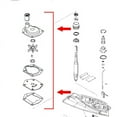 thumbnail image 2 of Water Pump Repair Kit Replacement for Mercury Mariner 25-50 HP Outboard - 18-4531, 821354A2, 2 of 2