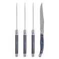 thumbnail image 2 of French Home Laguiole Connoisseur 4-Piece Steak Knife Set with Navy Handles, 2 of 5