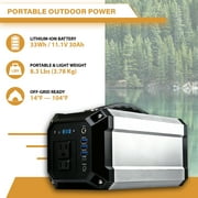 ExpertPower Upgraded Alpha300 Lithium Portable Power Station, 333Wh Solar Generator with 300W AC Output, USB QC3.0, 60W Type-C, 12V DC for Outdoor, Camping and Power Supply