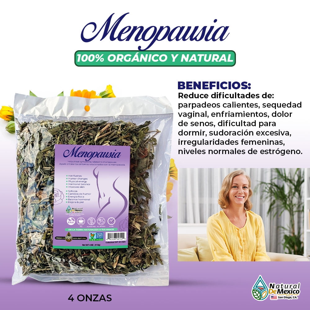 Menopausia Herbal/Tea 4 oz-113gr. Menopause Relief Tea 100% Organic