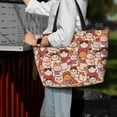 thumbnail image 7 of Xecao Maneki-Neko Cats for versatile beach bag for women includes zipper pockets and waterproof material, ideal for vacations and adventures., 7 of 7