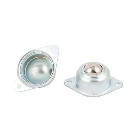 - Unique Bargains Furniture Trolley 32mm Wide Screw Mounted Round Ball Swivel Caster Castor 2 Pcs
