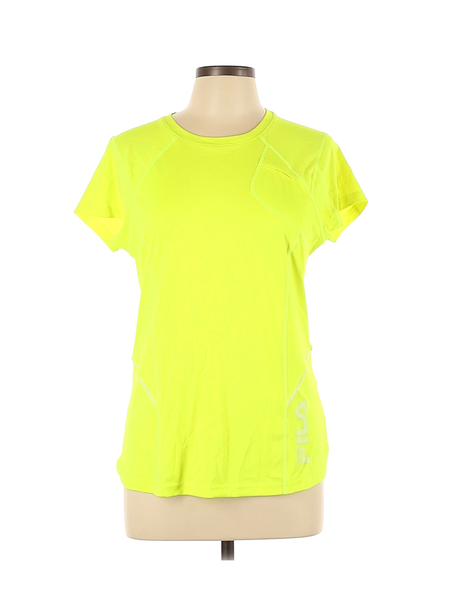 fila women's yellow top