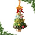thumbnail image 2 of Colgante De Árbol De Navidad De Lana Adornos Navideños En Tonos Pastel Adornos Navideños Preciosos Adornos Colgantes De Árbol De Navidad De Lana Hechos A Mano A Ganchillo Para Una Fiesta De Navidad, 2 of 4