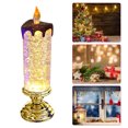 thumbnail image 2 of WDOplteas 2 Uds Luces Vela Navidad Sin Llama Lámparas Noche Vela Cristal LED (dorado), 2 of 7