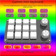 thumbnail image 5 of Teclado personalizado de 12 teclas y 2 botones, tecla de acceso directo para copiar y pegar, máquina de juegos de deportes electrónicos, conexión en caliente, personalizada, 5 of 5