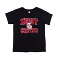 thumbnail image 4 of Retro Merry Christmas Unisex Shirt for Women and Men Vintage Inspired Distressed Santa Tee Black Shirt Youth Medium, 4 of 5