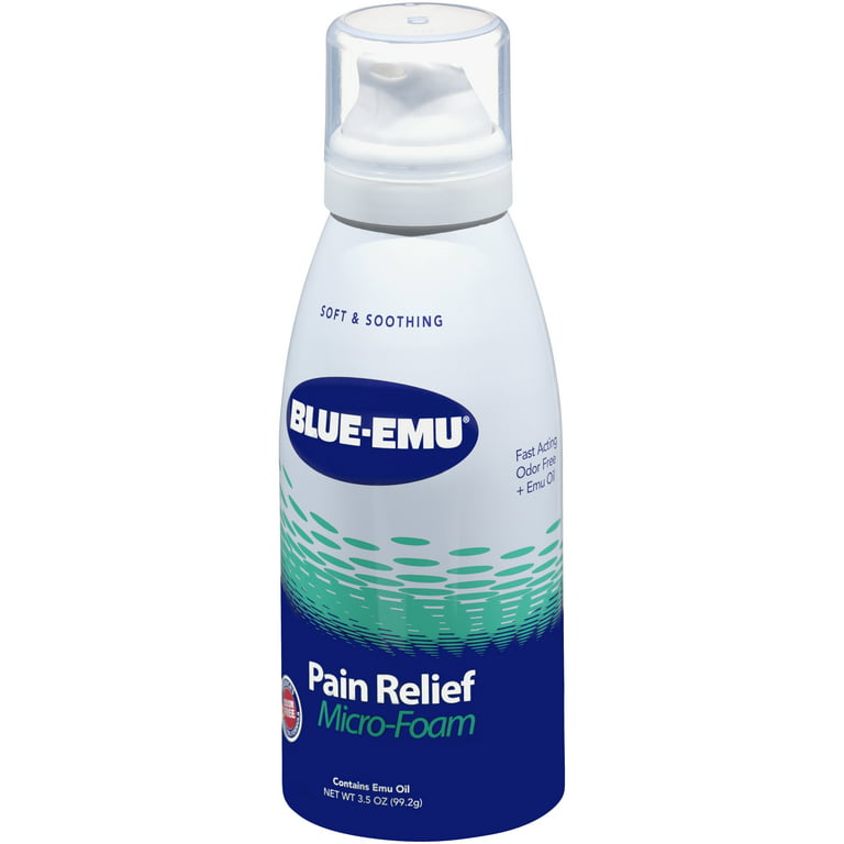 Blue-Emu Pain Relief, Micro-Foam - 3.5 oz