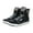 Gray, variant on Men Casual Motorcycle Shoes Suede Riding High Top Sneakers, Cowhide with Double Layer,with Gear Shift Pad and Side Zipper