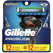 4 Pack - Gillette ProGlide Men's Razor Blade Refills, 12 Count