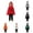 Red, variant on Childrens Grinning Face Print & Trousers Role Play Set for Boys Dress Up Party Holiday Outdoor School Ensemble,18-24 Months,Black