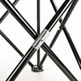 thumbnail image 3 of Portable Folding Camping Chair with Side Pocket, Heavy Duty Steel Frame Supports 220 Lbs, Compact Outdoor Chair for Beach Picnic Tailgating, 3 of 6