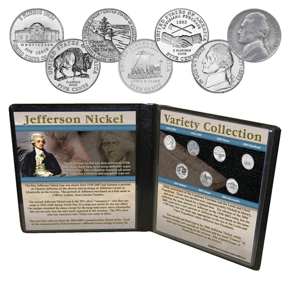 Jefferson Nickel Variety Collection