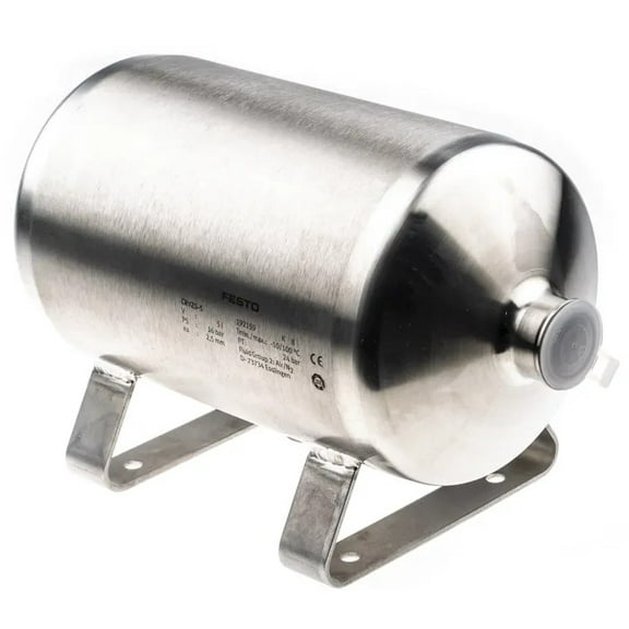 Festo 5L Compressed Air Reservoir Stainless Steel Air Tank 1.32 G CRVZS-5