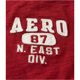 thumbnail image 2 of Camiseta adornada Aeropostale N East Div cuello en V rojo XS, 2 of 2
