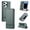 green, variant on For iPhone 13 Pro Case Premium PU Leather Simple Wallet Case TPU Bumper Card Slots Kickstand Magnetic Closure Shockproof Flip Cover,blue,For iPhone 13 Pro
