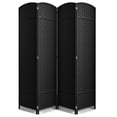thumbnail image 1 of Sorbus 4 Panel Room Divider Tall Privacy Partition Screen Extra Wide Double Hinged Mesh Hand-Woven Folding Wall Divider - 6ft, 1 of 7
