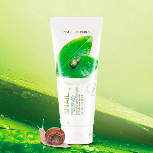 NATURE REPUBLIC Fresh Herb Snail Cleansing Foam 170ml
