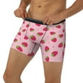 thumbnail image 2 of Sigee Strawberries for Men's Boxer Briefs,Moisture Wicking and Breathable Large, 2 of 9