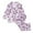 Purple, variant on WhouRiu Infant Girl Loungewear Outfits Butterfly Print Long Sleeve Top Pants Child Soft Homewear Satin Silk Outfit Set Purple,Size 18-24 M