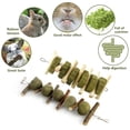 thumbnail image 7 of Yirtree 2Pcs/Set Bunny Chew Balls Chewing Playing Toys Teeth Care Molar Natural Apple Sticks for Rabbits Chinchillas Guinea Pigs Hamsters Improve Dental Health, 7 of 7